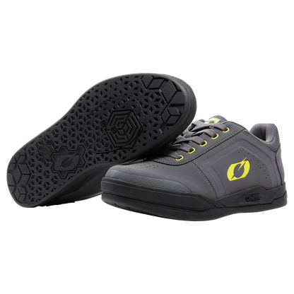 Zapatillas O'NEAL PINNED SPD V.22 Gris/Neon Yellow - The Bike Project Bnh 23