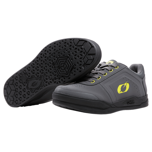 Zapatillas O'NEAL PINNED SPD V.22 Gris/Neon Yellow - The Bike Project Bnh 23