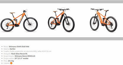 Bicicleta electrica de doble suspension Head Terni - The Bike Project Bnh 23